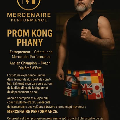 Affiche Mercenaire Performance avec Phany Prom Kong